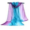 Sunscreen Chiffon Scarf 160*50cm Beach Gauze Scarf Elegant Silk Scarf  for Women