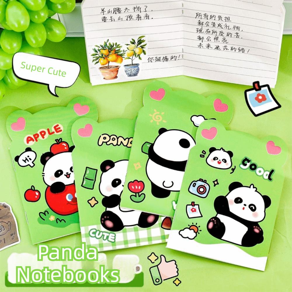 16Sheets Pocket Notebook Panda Notepad Cartoon Diary Book  Student