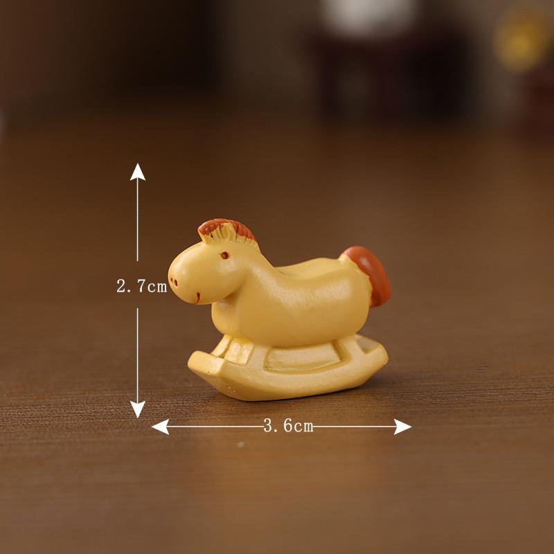 

Пейзаж Микро Небесный Дворец Кролик Смола Садоводство Декорация Украшение Настольное Rocking Horse