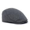 Beret Men's Solid Color Cap Forward Hat Men's Casual Hat Elderly Hat