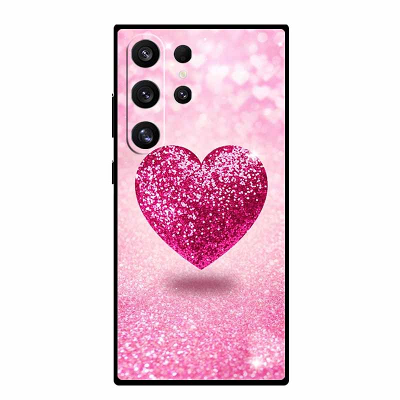 

Back Flower Case For Samsung S26 Pro S25 S24 S23 FE S22 Plus Ultra Cases Coque Phone Cover Protector Funda Galaxy S 25 Edge Capa S26