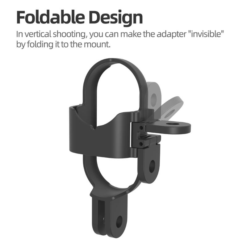Action Camera Holder, Instants Flip Between Portrait and Landscape Stand , Flashes Transfer Companions for GO 3/3S