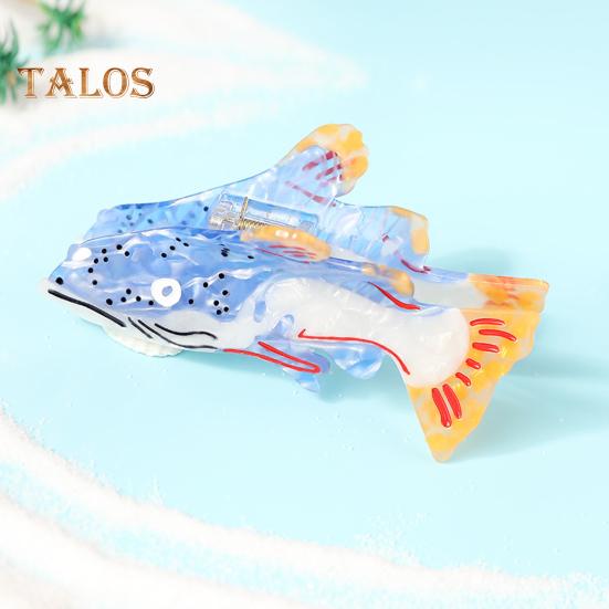 Shark Shape Hair Claw Women Thick Hair Back Head Shower Hair Clip Non-Slip Hair Accessories Hair Styling Tools