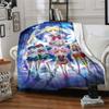Moonlit Sailor Guardians Flannel Blanket Super Soft Warm Cozy Blanket For Sofa Bed Office Travel Allseason Home Decor Gift