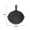 Mini Cast Iron Frying Pan Non-Stick Omelette Pan Portable Small Frying Pan Skillet With Double Drip-Spouts For Stove Oven