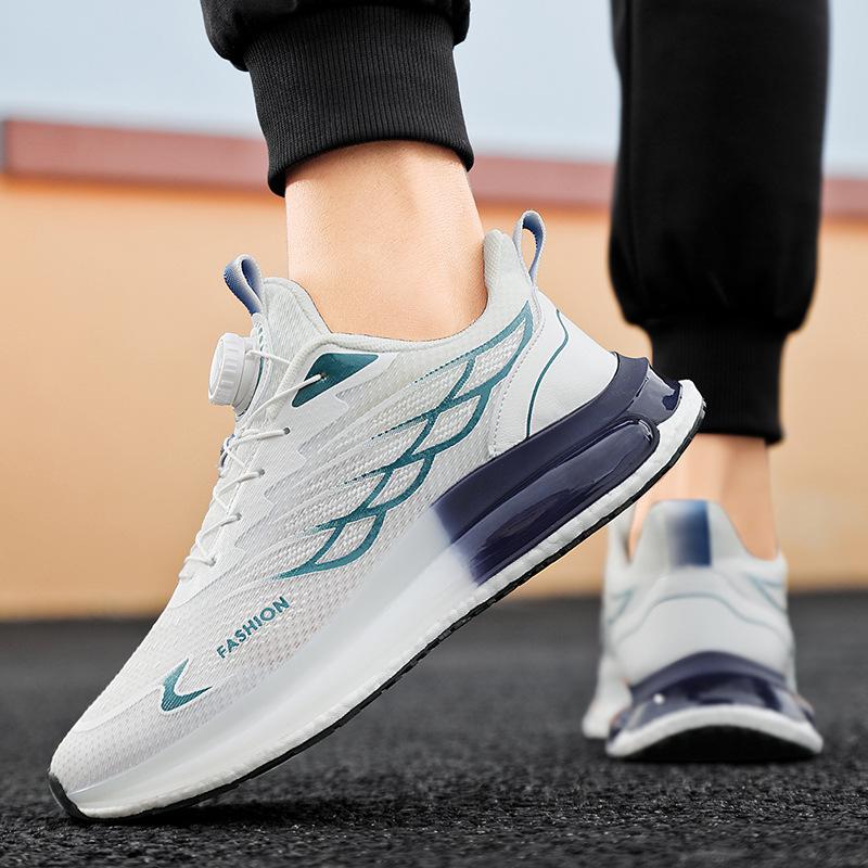 New 2025 Men's Shoes Summer Ice Silk Mesh Breathable Sports Shoes Ultra-light Shock Absorption Non-slip Running Shoes Fashion Casual Shoes