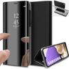 Protective Case - PROSHOP - Samsung Galaxy A32 5G - Mirror Effect - Black - Translucent Window