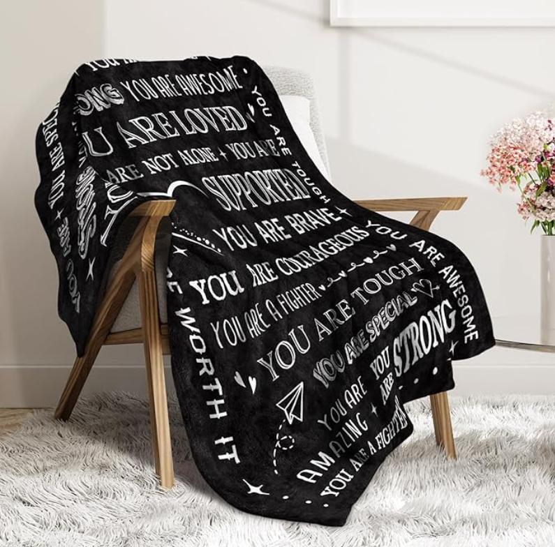 SteadStyle Gifts for Women Men- Get Well Soon Blanket Sympathy Gifts Her Him Thinking of Inspirational Gift Blanket for Friend