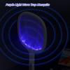 Electric Mosquito Swatter, 2500V USB Rechargeable Mosquito Swatter, Suitable for Use with Indoor and Outdoor Mosquito Killer