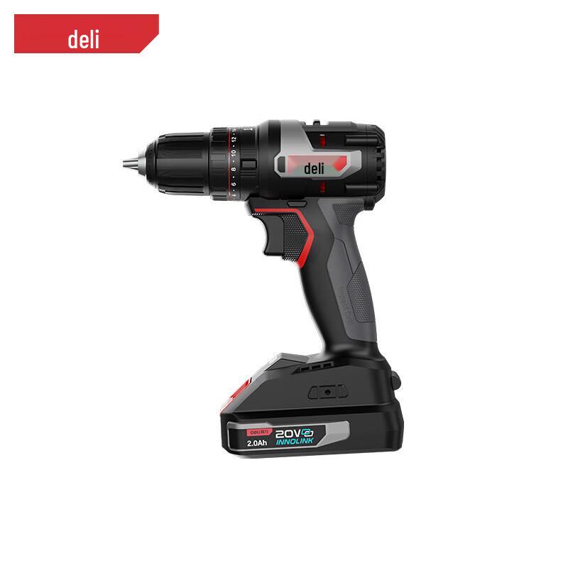 

Deli 20V Cordless Impact Drill/Screwdriver CN plug (adapter included)