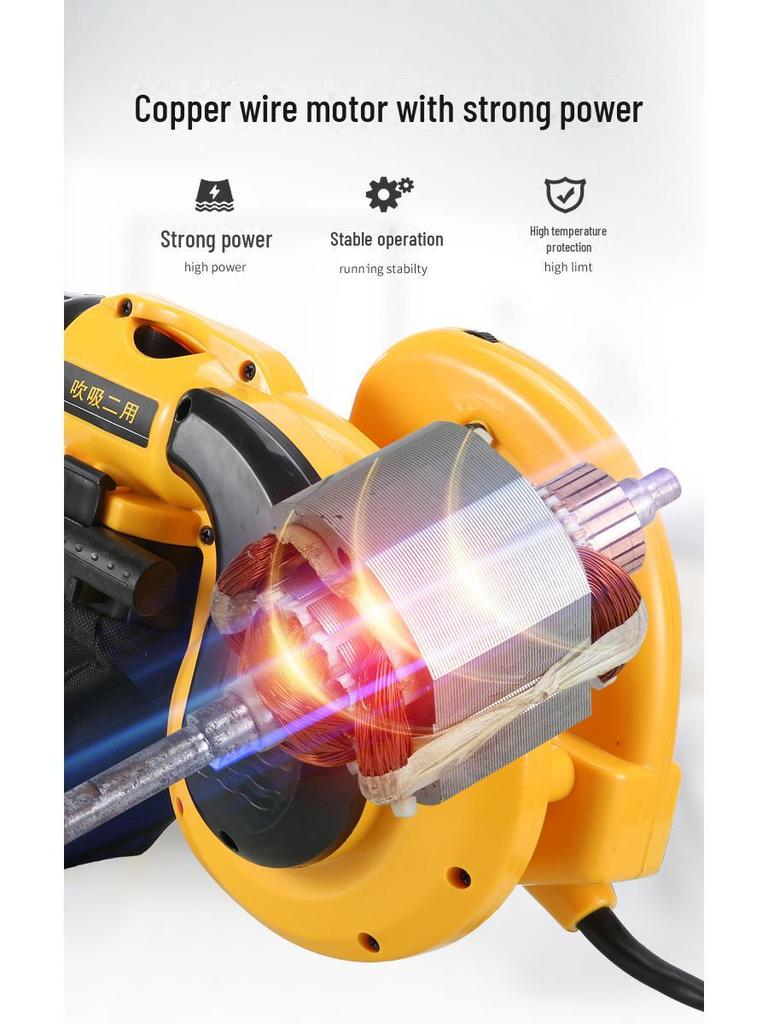 Dual-Purpose Industrial Electric Blower for Dust Removal and Inflation