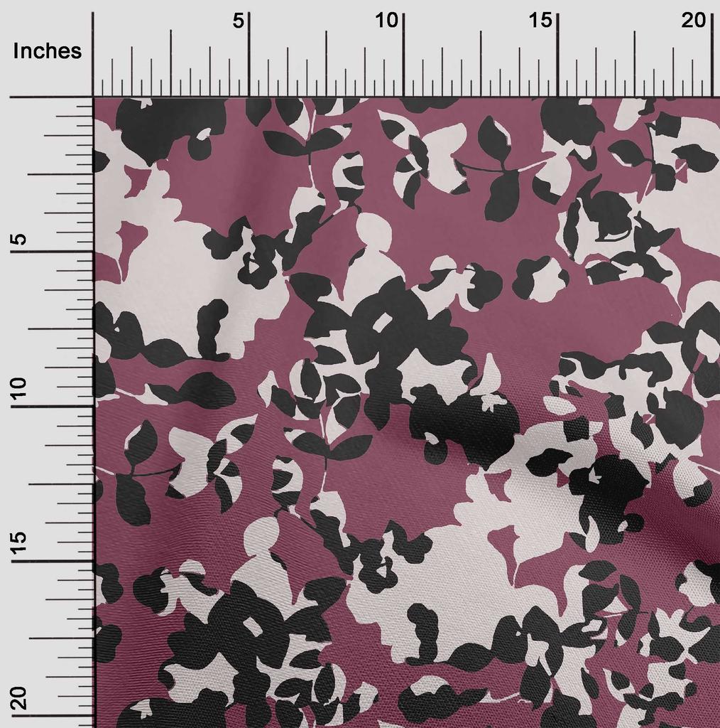oneOone Cotton Flex Dark Magenta Fabric Abstracts Diy Clothing Quilting Fabric Print Fabric By Yard 40 Inch