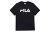 Men's T-Shirt FILA T Shirt Korean Style Unisex Navy Blue