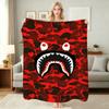 Streetwear Pop Art Collage Blanket Blanket Suitable For All Seasons Nap Blanket Machine Washable Digital Printing