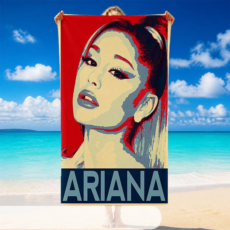 Ariana Grande Beach Towel, Soft Large Absorbent Towel For Beach Swimming Pool Travel Vacation