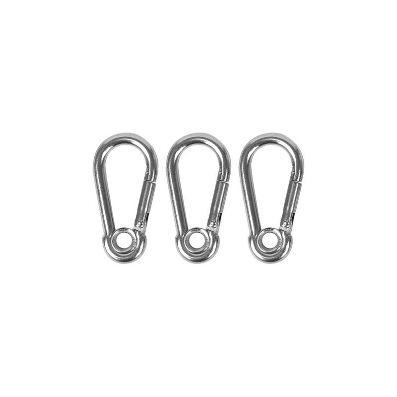 Rustproof Stainless Steel Carabiner Quick Link Snap Hook for Rock Climbing and Hiking Quick Link Buckle