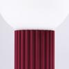 Halo burgundy desk lamp