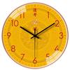 12-Inch 30Cm Gold List Title Automatic Timing Radio Clock Household Clock Wall Clock Living Room Clock Mute Clock