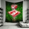 Spartak Moscow Charge Wall Hanging Printed Fabric Blanket Decorative Tapestries for Bedroom Living Room Home Decor