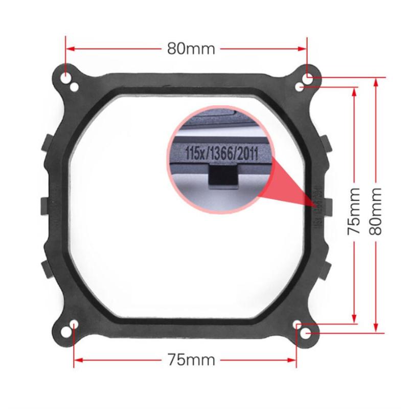 1 Set Diy Accessories Intel Multifunctional Cpu Heat Sink Base Bracket Suitable For 1150/1151/1155/1156/1366/2011