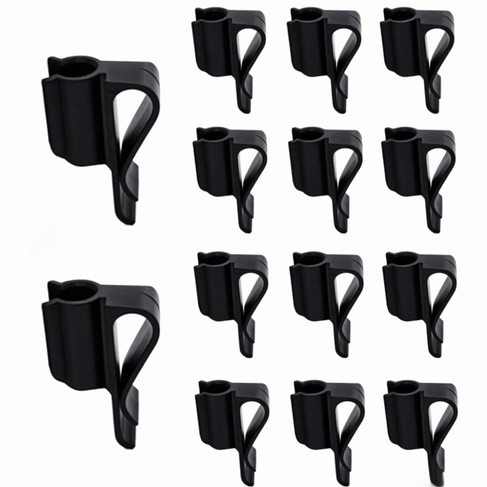 14PCS Clip-On Mount Golf Club Holder Compact Design Golf Bag Clip Iron Holder Golf Bag Storage