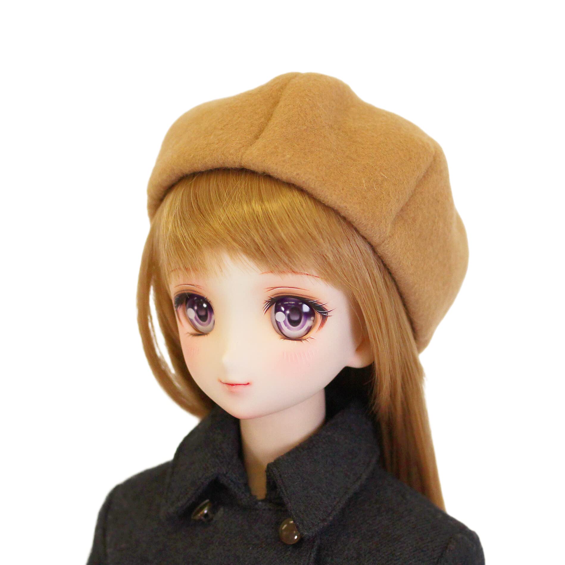 

DD MDD совместимый с беретом из материала бобра верблюжьего цвета 9-10 дюймов 60 см кукла 40 см кукла BJD одежда для куклы [Petite Marie] 1/3 (совместимый DDH-01 10)
