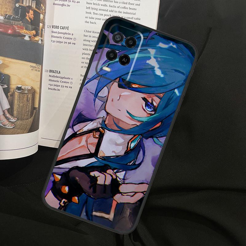 Coque de téléphone Genshin Impact Kaeya pour Oppo A74 A94 A54 A18 A38 A58 A78 A98 A40 A60 A80 A16 A76 A96 A15 A57S A17 A77