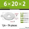 Galvanized Extra Large Thickened Metal Flat Washer (M6-M16)