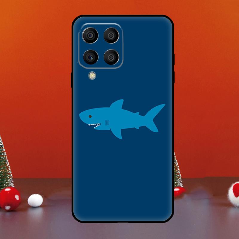 Cartoon Shark For Samsung Galaxy M14 M34 M54 M11 M21 M31 M13 M33 M35 M53 M55 M15 M12 M32 M52 M06 M16 Case