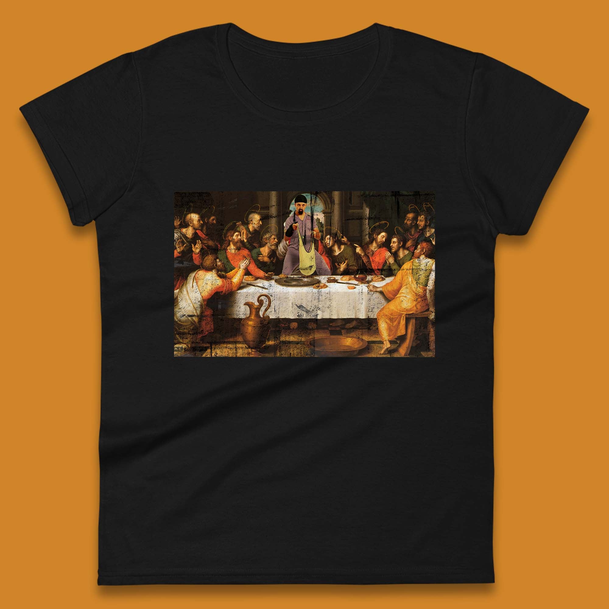 Jesus Quintana Last Supper Christmas Womens T Shirt Mens Tops Tees Unisex 4XL