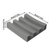 Square Silicone Soap Drying Mat,Multi Functional Splash Guard Barrel for Kitchen&Bathroom Drainage Tray with Non Slip Surface