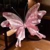 3D Design Wedding Decor Colorful Butterflies 55cm Length Butterfly Decor Handmade Craft Large-scale Veil Simulated Flowers
