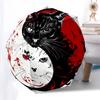 1pc Black Cat Yin Yang Automatic Folding Umbrella, Heavy Duty 8 Rib Iron Frame,  Suitable for Travel, Daily Use, Birthday, Decor Gift  20