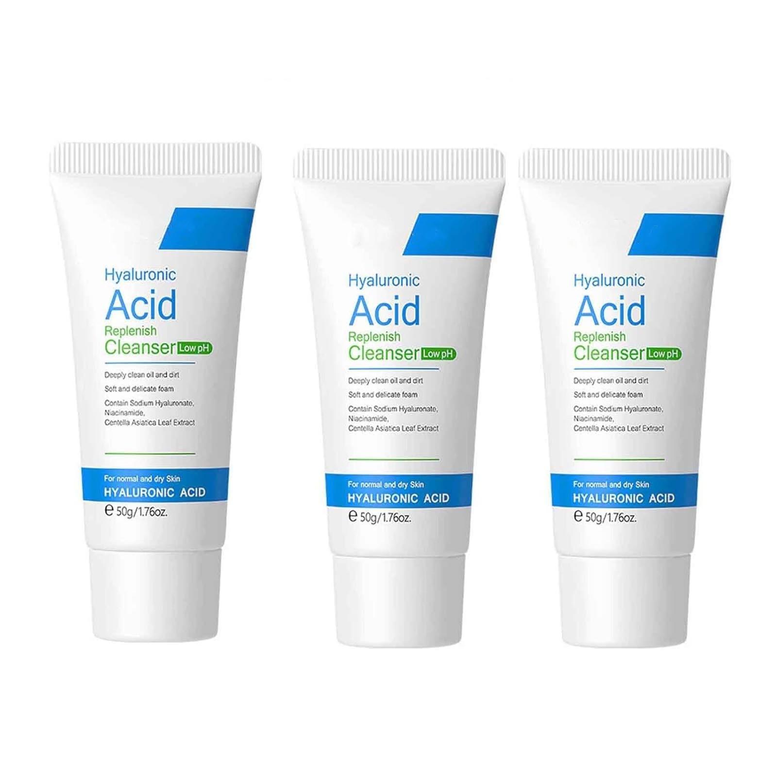 

Гиалуроновое очищающее средство для лица увлажняющее и увлажняющее 50г One Size