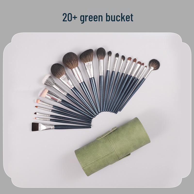 29-teiliges Tierhaar Make-up Pinselset: Nasenkontur-, Lidschatten-, Lippen-Concealer-Pinsel für professionelle Maskenbildner