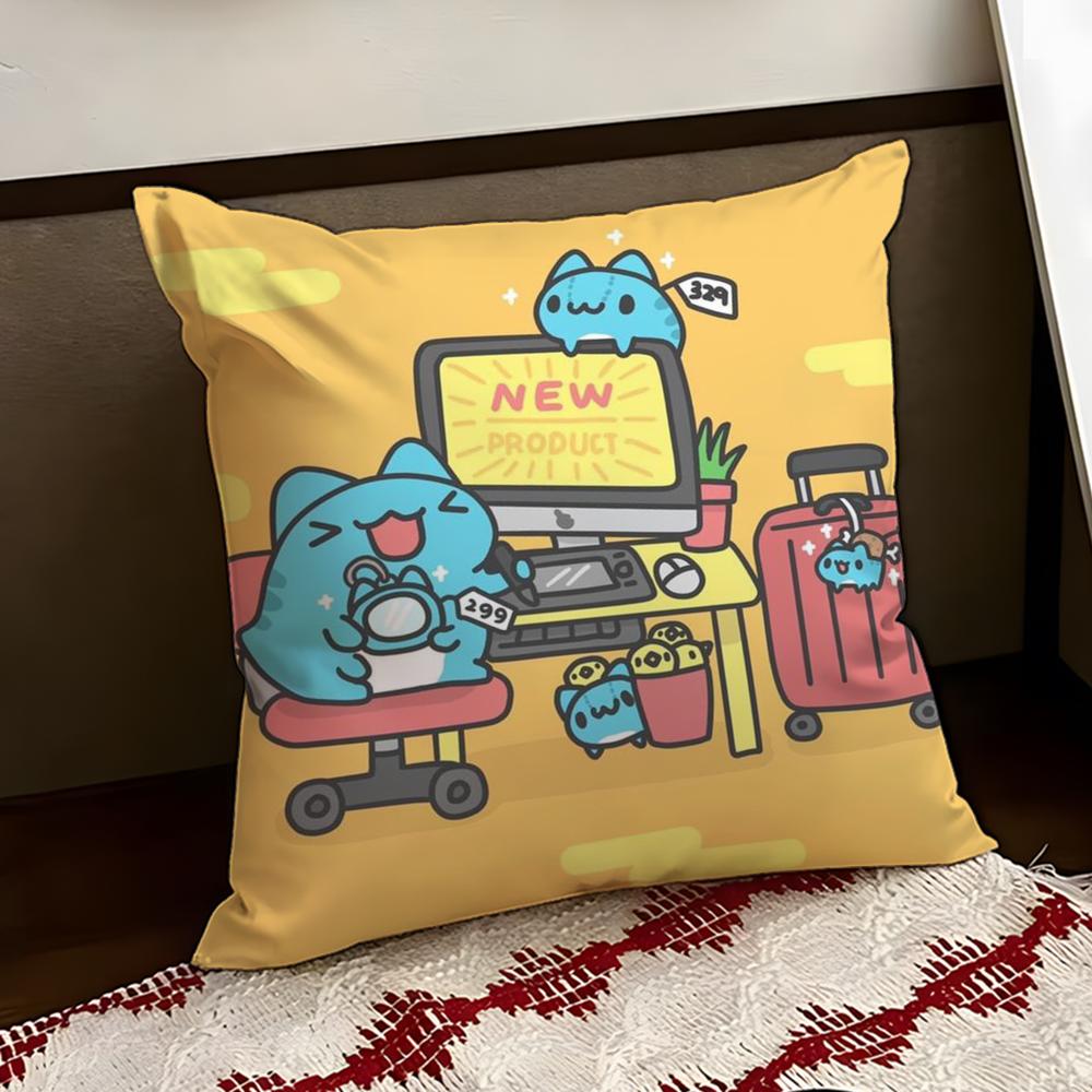 BBugcat CCapoo Cushion Cover Reversible Soft Durable Pillow Cover Home Car MultiScene Use for Daily Comfort