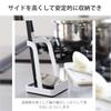 Ladle Pot Lid W10 x D10 x Tower Includes a ladle pot lid and draining tray for and rice & Stand, White, Approx. H15cm, Series. holder, holder, stand,