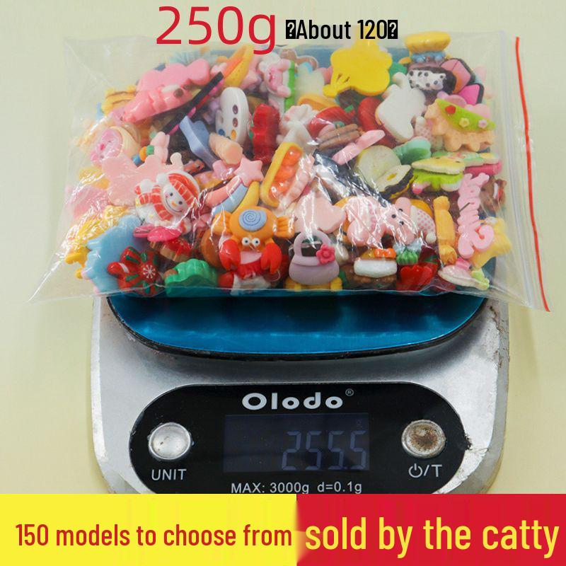 Cartoon Food Resin Accessories - DIY Phone Case & Crocs Materials