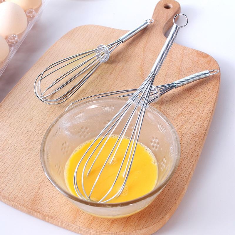 Stainless Steel Manual Egg Whisk, Kitchen Baking Cream Egg Beater Mixing Stirring Tool