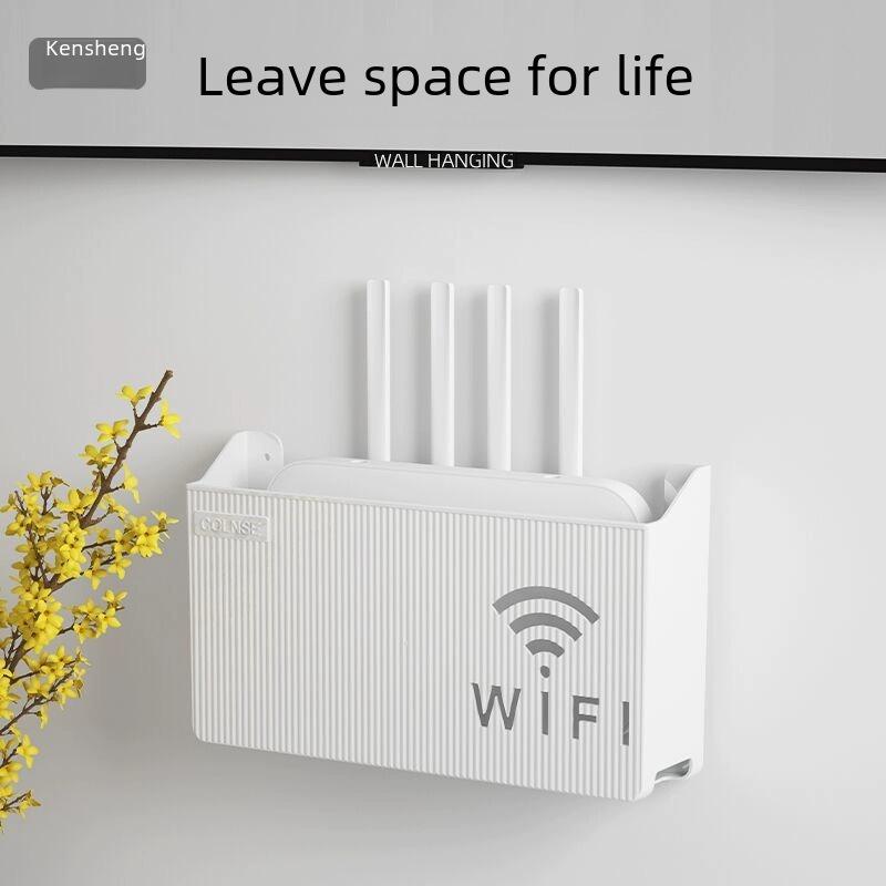 Wireless Router & TV Box Wall Mount - No Drilling Required