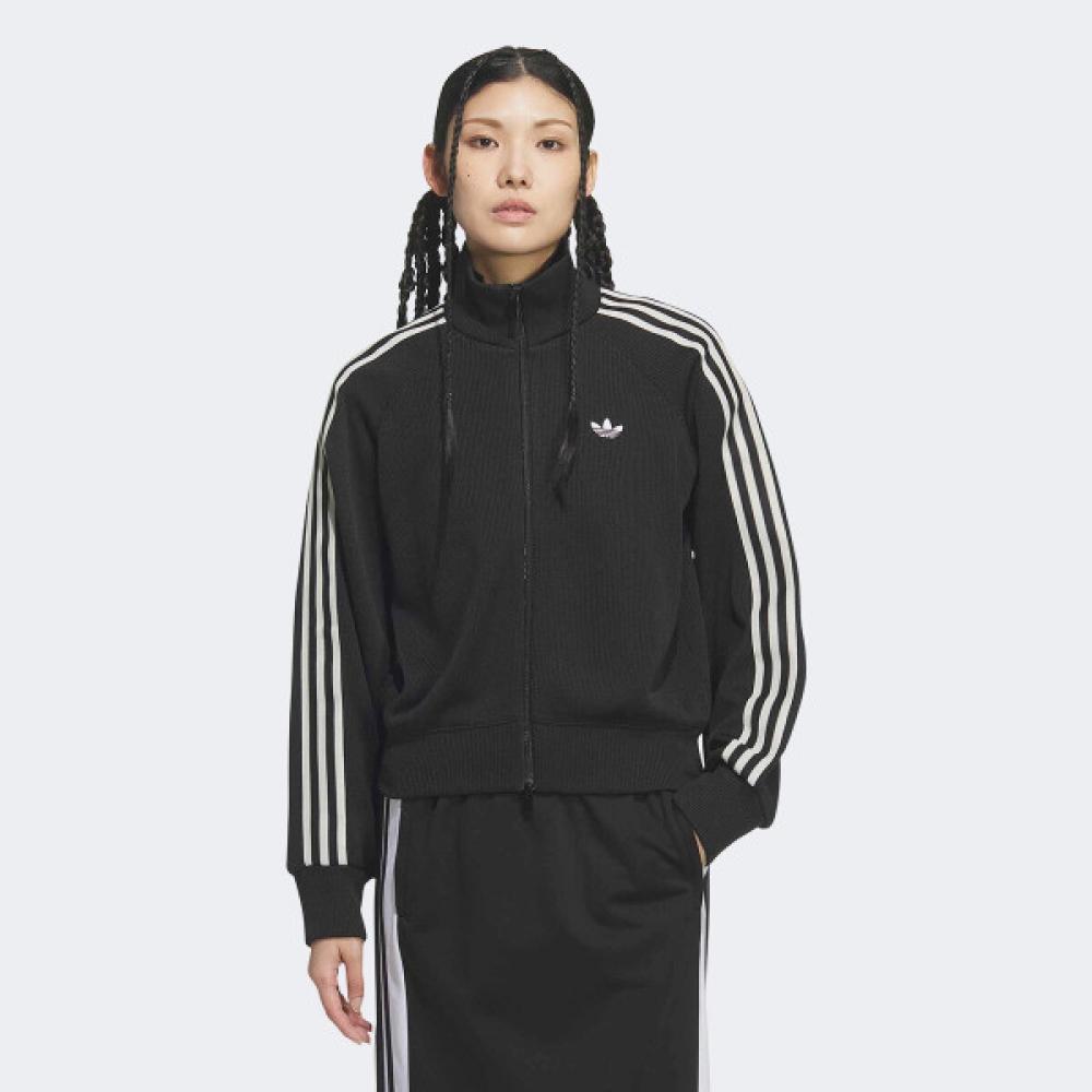 AdidaS Women S jerSey Jacket Track Top Balloon Fit Kq5488 blacks/L