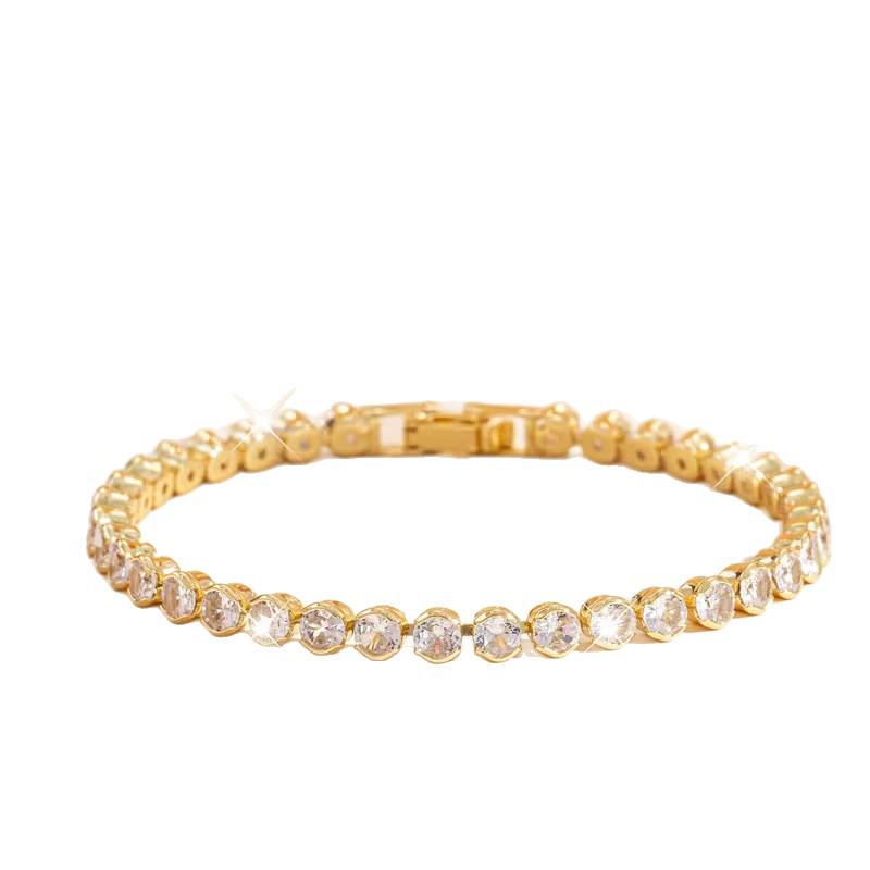 Light Luxury Dopamine Color Zircon Bracelet
