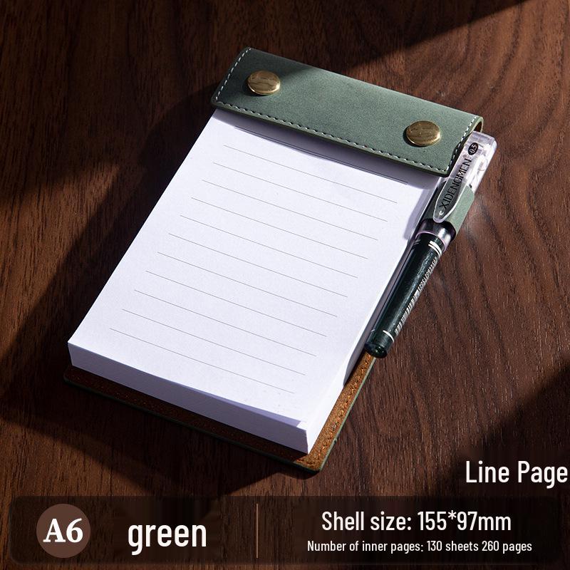 A6 Custom Sticky Note Pad Clipboard with Pocket Notebook and Tear-Off Pages