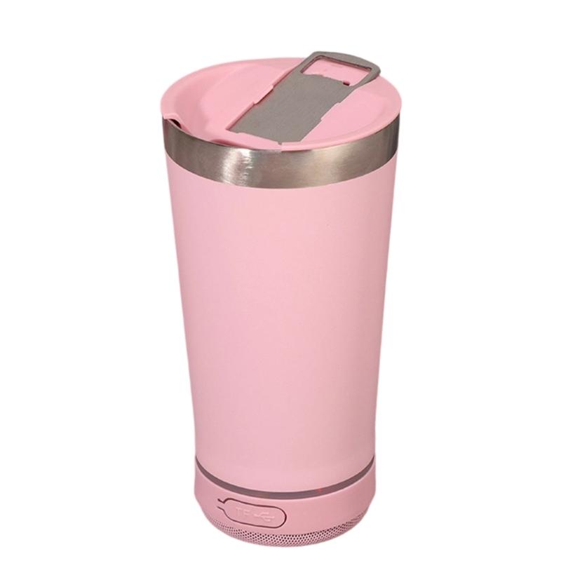 Stainless Steel Insulated Cup Builts In Removable Bluetooth-Compatible Speaker Perfect For Music Lover And Gift