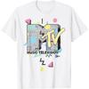 MTV Retro Shape Design Logo Graphic T-Shirt T-Shirt