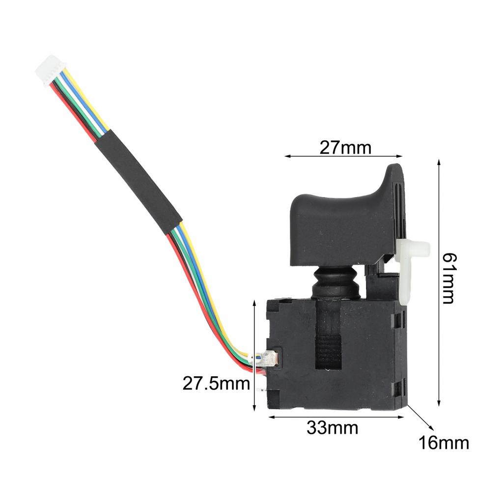 Cordless Drill Compatible Trigger Switch with Adjustable Speed Control