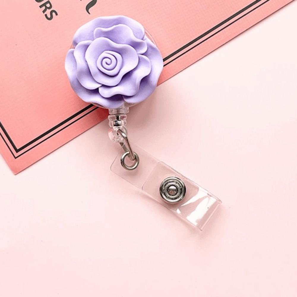 

Office Suppies Lanyard Badge Hospital Chest Pocket Clip Easy Pull Buckle Reel Clip Badge Holder 01