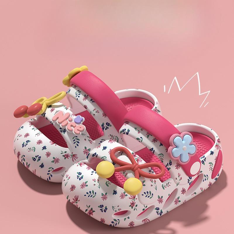 Cartoon-Kinderschuhe, Mädchenschuhe, Strandschuhe, Flip-Flops