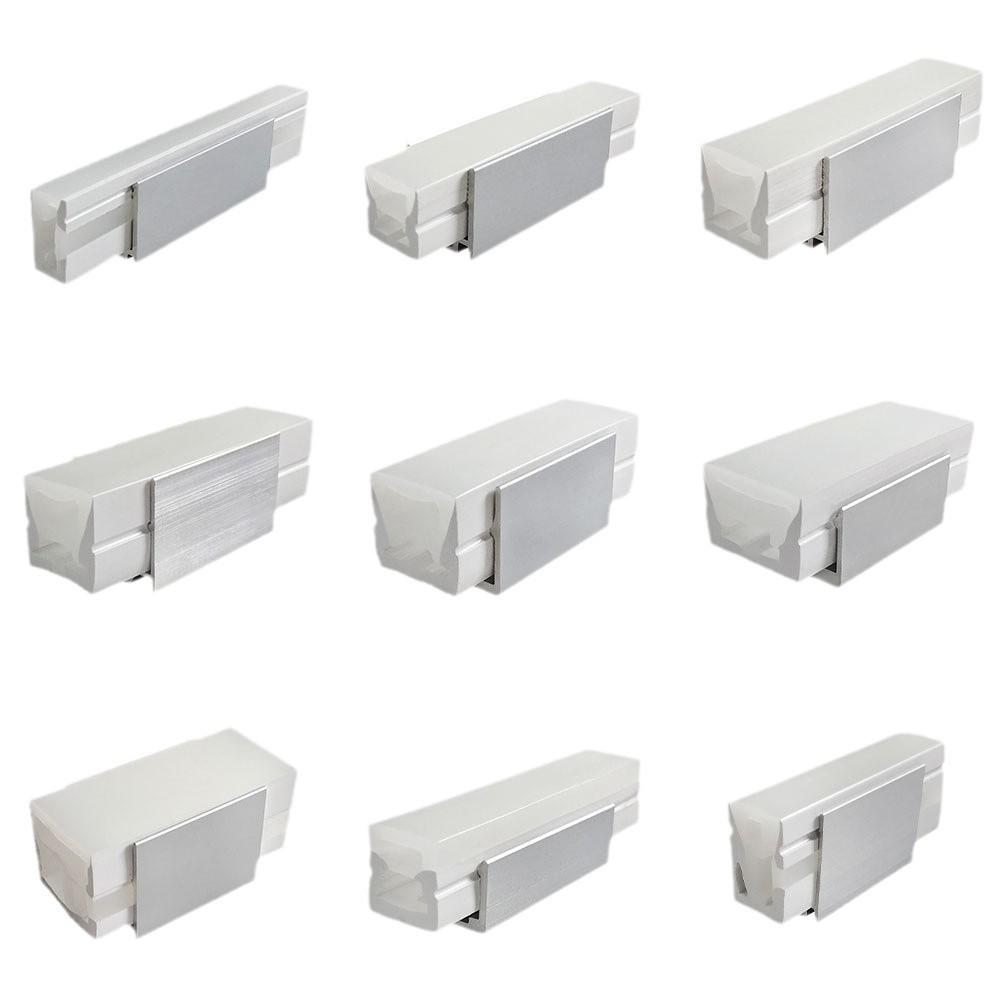 U-Shaped LED Strip Light Channel with Aviation Aluminum Shell and Mounting Clip