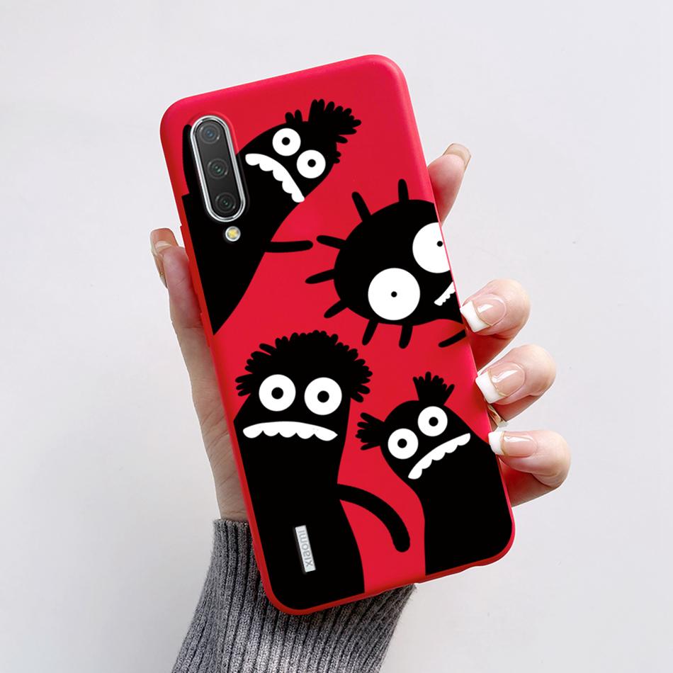 Für Xiaomi Mi 9 Hülle Mi 9 Lite Rückseite Cartoon Dünn Weiches Silikon Funda für Xiaomi Mi 9 SE Mi9 Mi 9Lite Mi 9SE Stoßfest Capa